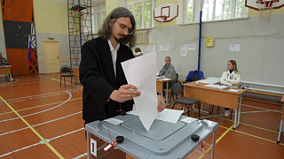 Общественник Андрей Фрегатов проголосовал в Красноармейске