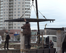 В Пушкино меняют остановочные павильоны. Работы проводят в рамках комплексного благоустройства территории