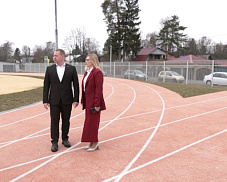 Артём Садула посетил с рабочим визитом Образовательный комплекс №2 в Заветах Ильича