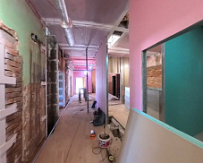 В Ивантеевке продолжается капитальный ремонт поликлиники на улице Толмачёва