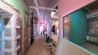 В Ивантеевке продолжается капитальный ремонт поликлиники на улице Толмачёва