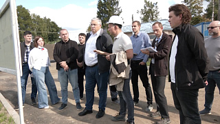 Кирилл Григорьев проверил ход реконструкции коммунальных объектов в Пушкинском