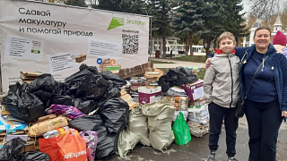 В округе прошла акция по сбору макулатуры «БумБатл»