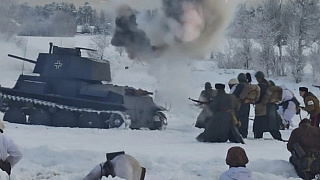 В округе состоялась военно-историческая реконструкция «Операция «Зимняя Гроза»»