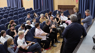 Член Общественной палаты Московской области Инна Орлова встретилась с коллективом Пушкинского музыкально-драматического театра