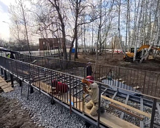 В Ивантеевке продолжают благоустраивать территорию у реки Учи