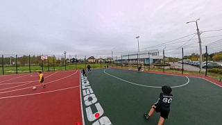 У юных футболистов физкультурно-оздоровительного комплекса «Новое Пушкино» теперь есть новое место для занятий спортом