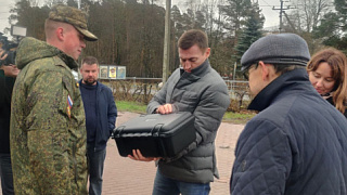 «Птичка» для артиллерии. Депутат Мособлдумы передал на фронт современный квадрокоптер