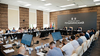 Максим Красноцветов представил отчёт о работе администрации округа Пушкинский за 2022 год