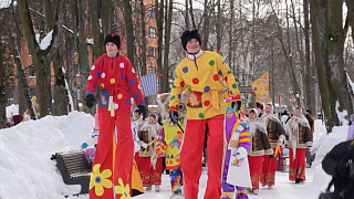 Традиционные масленичные гуляния в округе Пушкинский прошли с размахом: ярко, шумно и весело