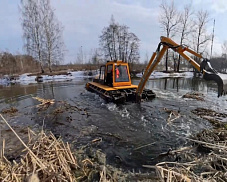 В Ивантеевке стартовали работы по расчистке реки Учи