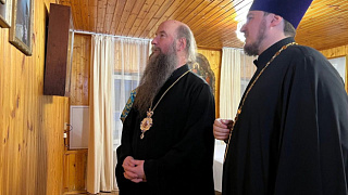 В канун Сретения Господня епископ Сергиево-Посадский и Дмитровский Кирилл совершил всенощное бдение