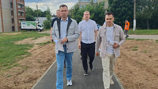Заместитель министра по содержанию территорий и государственному жилищному надзору Московской области посетил Пушкинский 