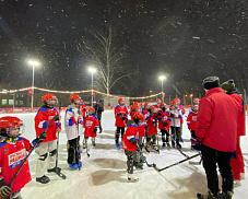 В Пушкино стартовали тренировки по хоккею «Красная Машина Двор»