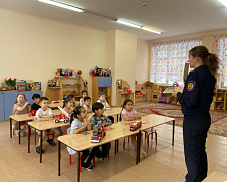 Детям рассказали, что делать, если начался пожар 