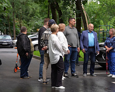 На Московском проспекте, 53 в Пушкино завершилось комплексное благоустройство дворовой территории